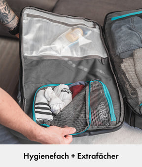 Ultimate Travel Bundle L – Travel Backpack Ultimate 2 + Packing Cubes + Toiletry Bag + Tech Organizer